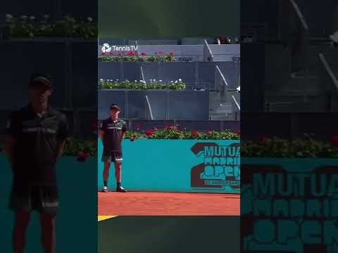 Insane Jumping Forehand Winner!