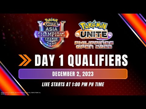 Pokémon Unite Asia Champions League Philippines Open 2023 | Day 1 Qualifiers【英語音声のみ】