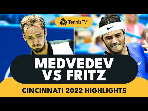 Daniil Medvedev vs Taylor Fritz Highlights | Cincinnati 2022