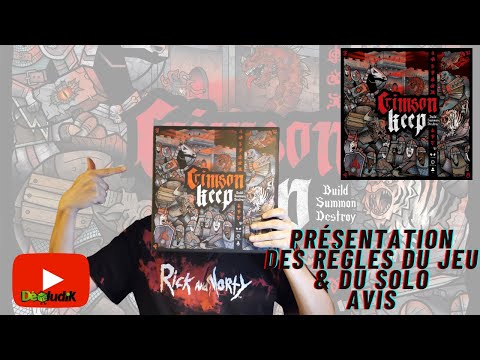 Crimson Keep - Présentation des Règles & du Solo -Avis