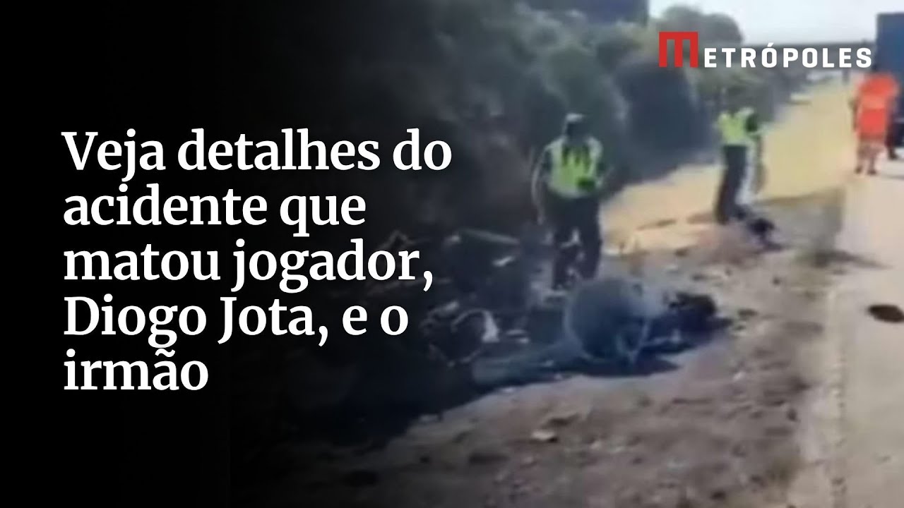 Veja detalhes do acidente que matou jogador, Diogo Jota, e o irmão