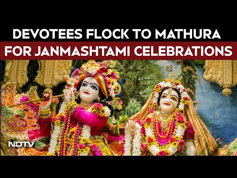 Janmashtami News | Devotees Flock To Mathura's Shri Krishna Janmabhoomi For Janmashtami Celebrations
