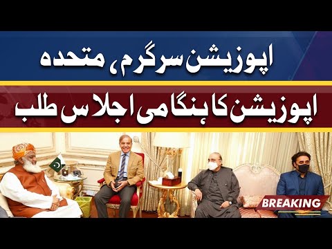 Opposition in action | Mutahida Opposition Ka Hangami Ijlas Talab | Dunya News