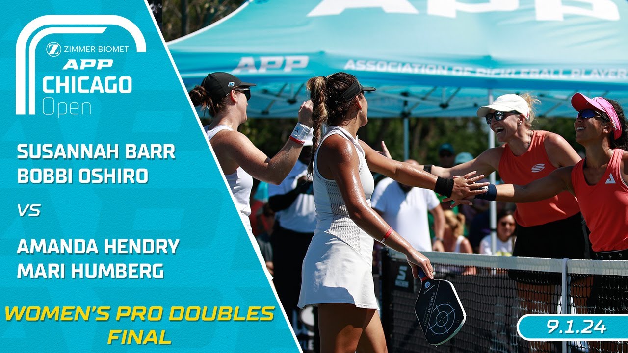 2024 Zimmer Biomet APP Chicago Open I Barr/Oshiro vs. Hendry/Humberg | Women's Doubles Final