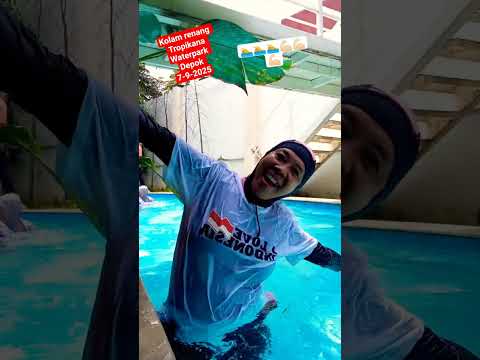 hari Minggu banyak yang berenang guys.#🏊🏊💪🏻💪🏻#suci Widiyanti #water park depok#7-9-2025