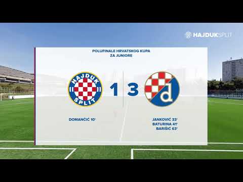 Juniori: Hajduk - Dinamo 1:3 I Polufinale Hrvatskog kupa