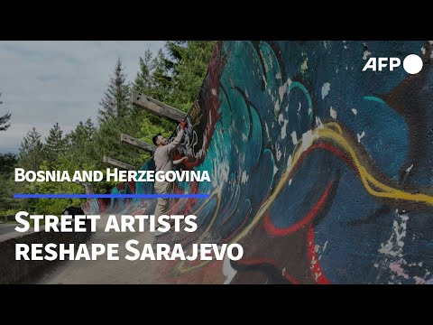'Building bridges with graffiti': Street artists reshape Sarajevo | AFP