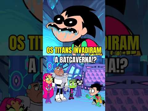 OS TITANS BAGUNÇARAM A BATCAVERNA #jovenstitãs #desenho #beastboy #robin #shorts