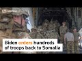 Biden orders hundreds of troops back to Somalia