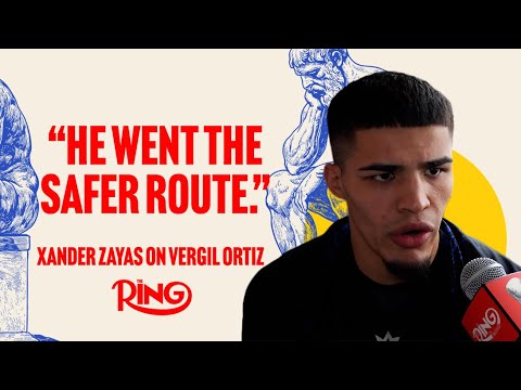 Xander Zayas Says Vergil Ortiz Took SAFE ROUTE By Fighting Israil Madrimov Over Him