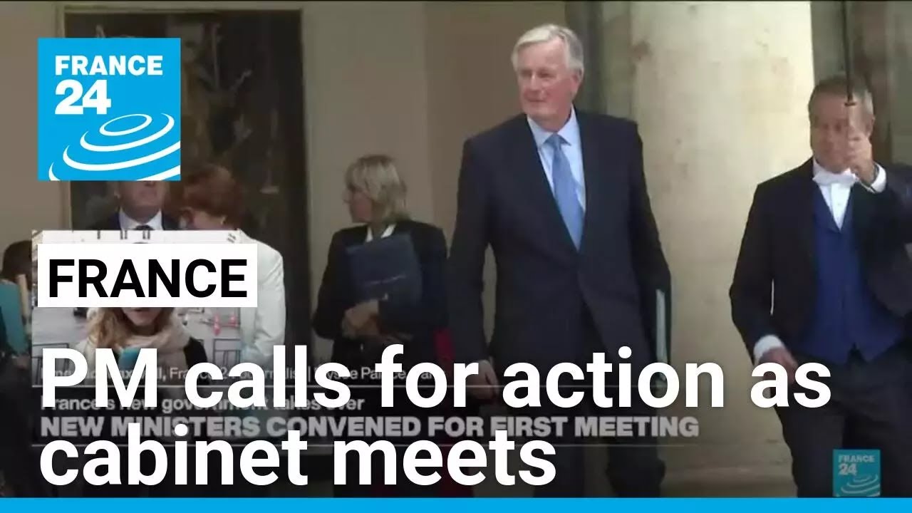 Actions speak louder than words, new French PM tells cabinet • FRANCE 24 English