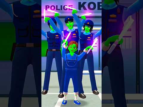 yuta between into three zombies 🤯🥵🥶😲 #zombies #policeandyuta #sakuraschoolsimulator