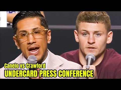 Canelo vs Crawford • Full UNDERCARD Press Conference & Face Offs | “I’m Coming for Glory”