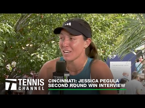 Jessica Pegula talks her battle on court today and Vanity Fair | 2023 Cincinnati Second Round