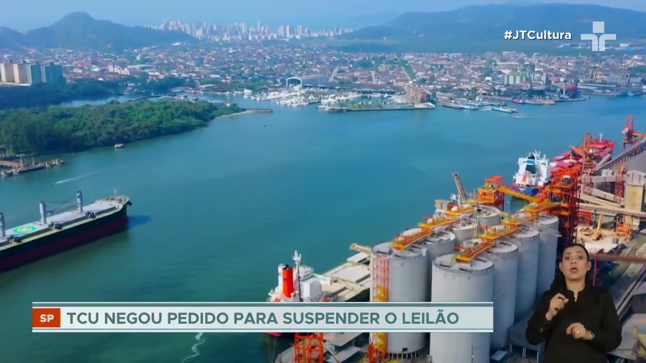 Leilão do túnel Santos Guarujá está mantido para hoje à tarde