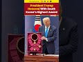 #shorts President Trump Honored With South Korea’s Highest Award | NewsX