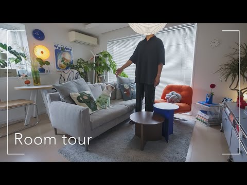【ルームツアー】東京一人暮らし社会人(男) がペットと過ごす1LDKの部屋紹介【北欧・ミッドセンチュリー】