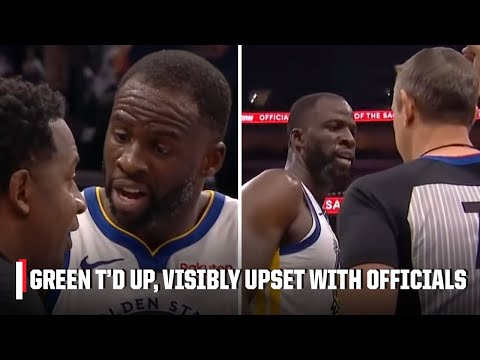 Draymond Green T'd up arguing with official, stares down J.T. Orr after foul video clip