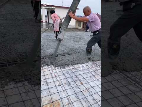 Title: 💥देखो कैसे डाली गई छत! मिस्त्री का कमाल🔥Hashtag: #ConstructionTips #video #status #youtuber