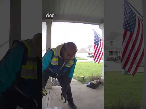 This Amazon driver's heartwarming reaction to a resident's act of kindness will make your day 💙