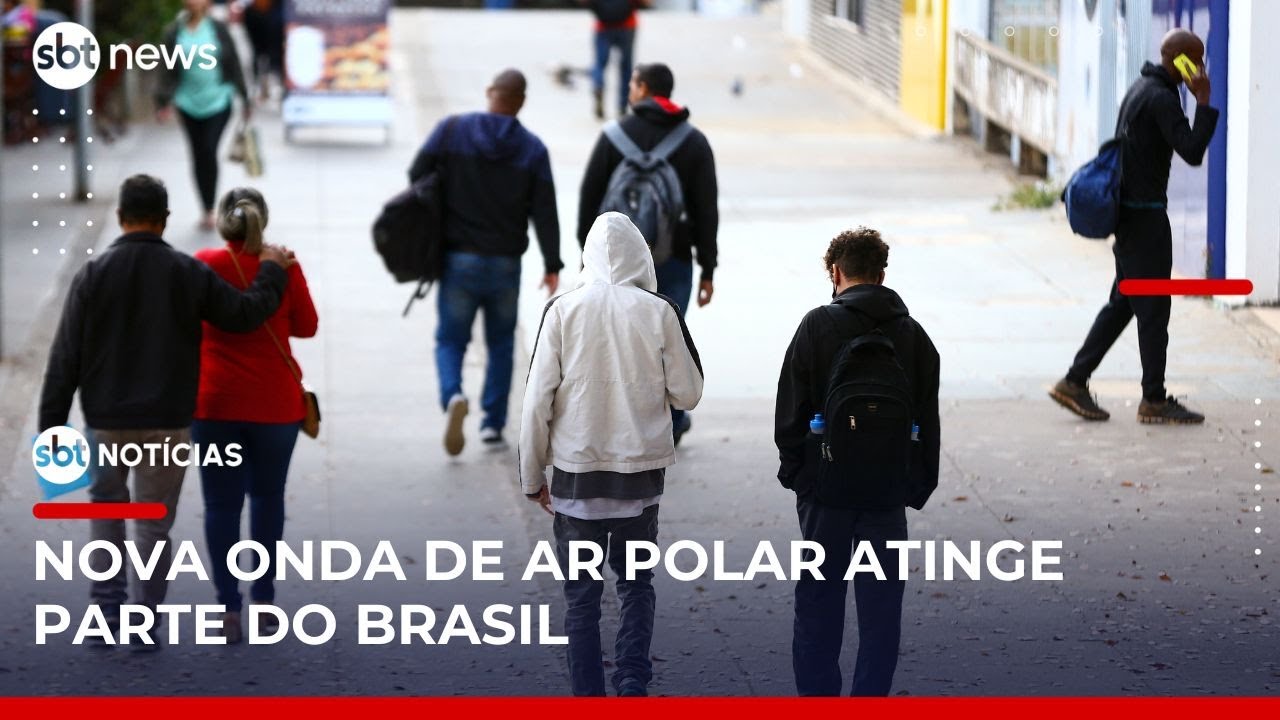 Quarta onda de frio derruba temperaturas em regiões do Brasil | #SBTNotícias