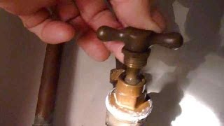 How to repair a leaking stopcock. YouTube