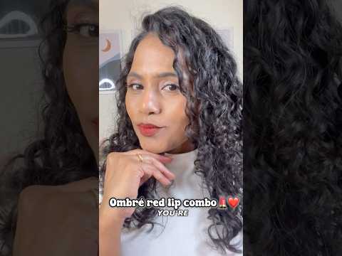 Rock this Ombre red lip combo ✨❤️#shorts #youtubeshorts #ytshorts #viral