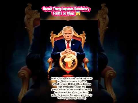 Donald Trump's retaliation against China #donaldtrump #war #shortvideo