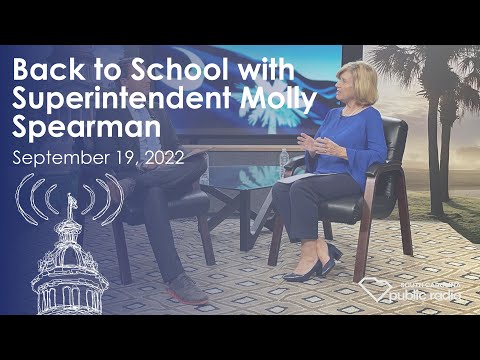 screenshot of youtube video titled Back to School with Superintendent Molly Spearman | South Carolina Lede
