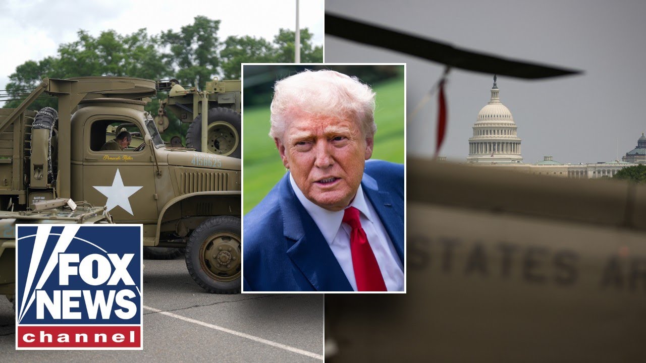 WATCH: Trump's military parade begins in DC honoring the army's 250th anniversary