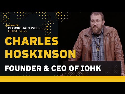 Charles Hoskinson - The founder & CEO of IOHK and founder of Cardano at Binance Blockchain Week.