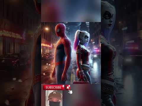 Spider-Man and Harley Quinn are dating again #marvel #spiderman #avengers #marveldc #dc #ironman