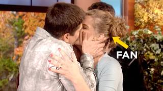 Thumbnail for the video "‘Days of Our Lives’ Superfan Lives the Dream With a Cast Makeout" from TheEllenShow