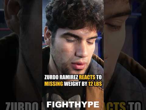 Zurdo ramirez reacts to missing weight by 12 pounds; tries to explain what went wrong