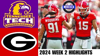 #1 Georgia vs Tennessee Tech | Full Game Highlights | 2024 College Football Highlights