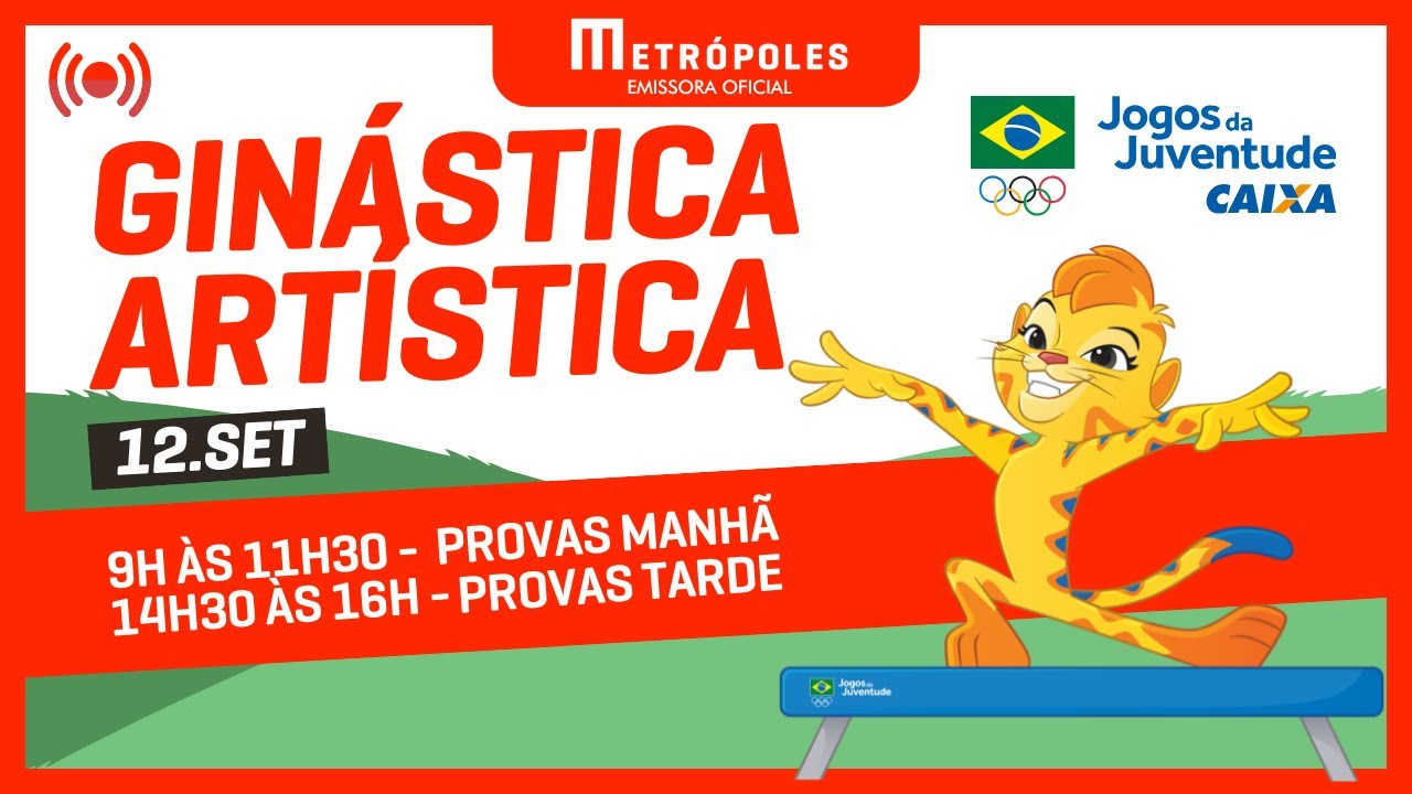 JOGOS DA JUVENTUDE 2025 – GINÁSTICA ARTÍSTICA (MANHÃ) – 12.09.25
