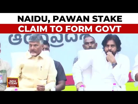 Chandrababu Naidu, Pawan Kalyan At Governor's Office To Stake Claim To Form Government In Andhra