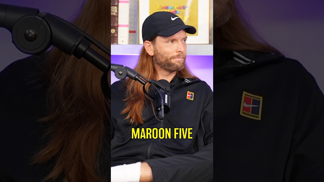 Maroon 5 lead guitarist, James Valentine. Pickleballers. TOMORROW. 🎸🎙️⚡️