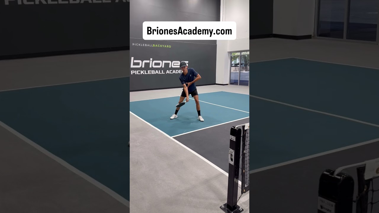 Coach Sammy Teaches the Off the Bounce Speed Up! BrionesAcademy.com #pickleball