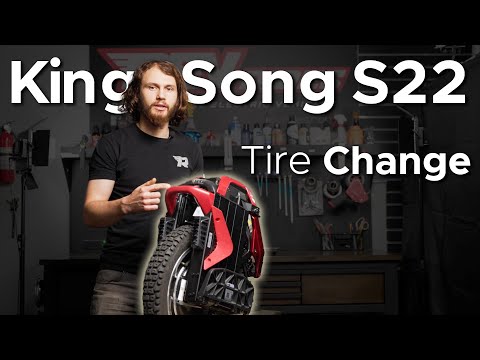 King Song S22 Tire Change