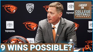 Oregon State under Trent Bray to STRUGGLE in 2024? 9 wins is ceiling. l College Football Podcast