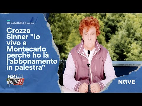 Crozza Sinner "Io vivo a Montecarlo perchè ho fatto l'abbonamento in palestra" | Fratelli di Crozza