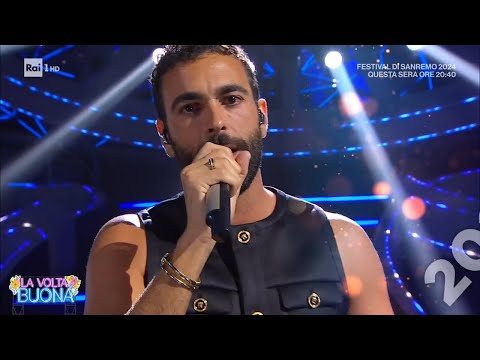 Sanremo 2024, Mengoni sul palco con Amadeus - La Volta Buona 06/02/2024