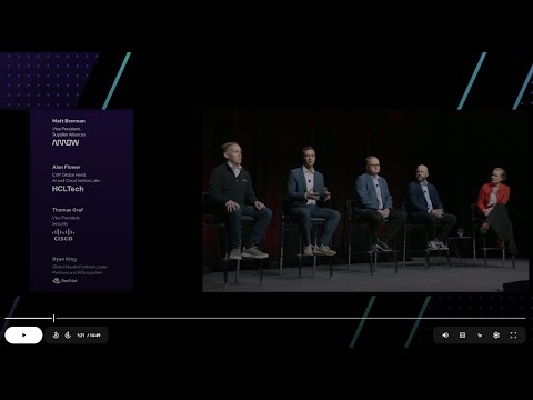 Red Hat Summit 2025 Ecosystem Keynote - AI* (other video Virtualization) in Action Panel Discussion