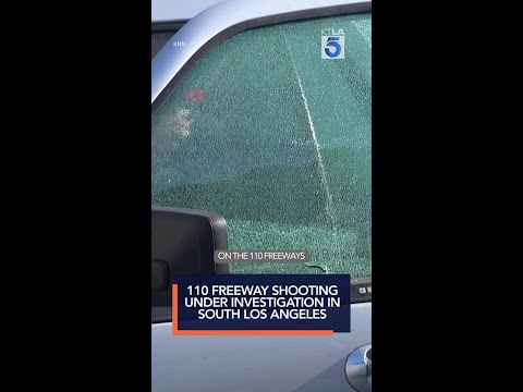 110 <strong>Freeway</strong> shooting under investigation in South Los Angeles