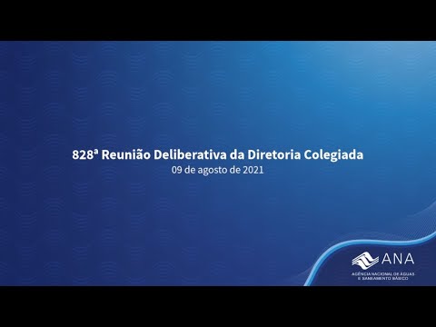 828ª Reunião Deliberativa da Diretoria Colegiada - 09/08/21