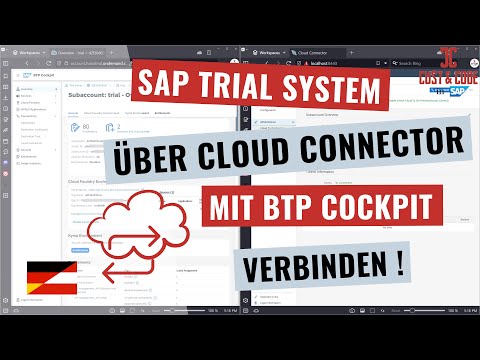 SAP Trial System – Cloud Connector – BTP Cockpit verbinden [deutsch]