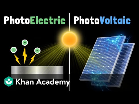 The photoelectric and photovoltaic effects | Physics | Khan Academy