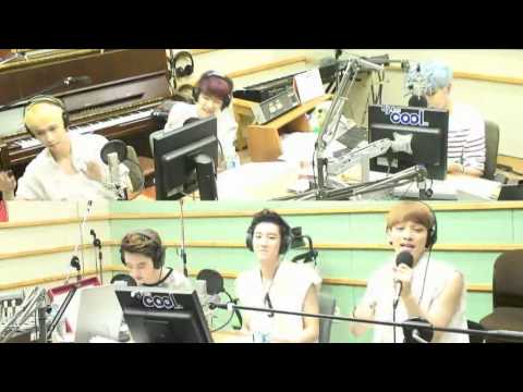 130626 슈키라 EXO 첸,디오,려욱 Sunday Morning Live (Maroon 5 곡)