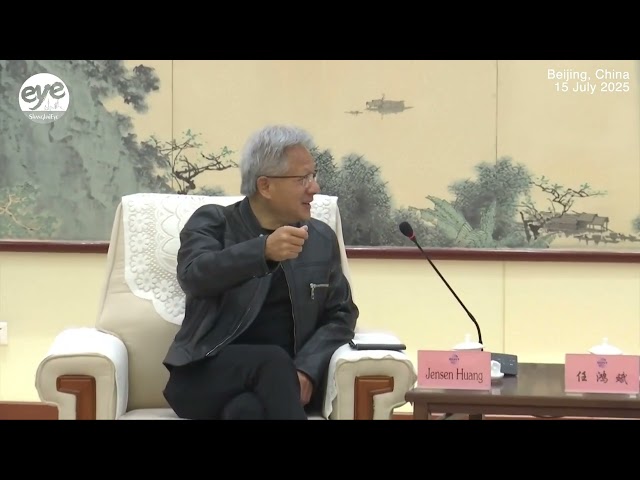 Nvidia CEO says the sale of AI chip is back on in China during the meeting with Chinese officials